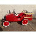 Pedal Firetruck by Baghera in good condition ( 95 x 50 x 40 cm )