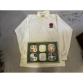 Rugby: England Worldcup Players Jersey 1987 : no 10 Peter Williams