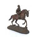 Bronze of Rapportryer in Boer War by Johan Steynberg ( 35 x 35 x 12 cm)