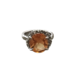 Classic Citrine Crystal Gem Ring