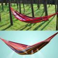 Portable Cotton Rope Outdoor Swing Fabric Camping Hanging Hammock Canvas