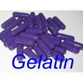 Empty capsules - gelatin size `0` - Purple / Purple - 1000 capsule pack