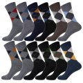 12 Pairs Top Quality Casual/Business Cotton Socks - Various Colours - Craze Auction !