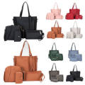New 4 Pc Ladies Stylish Hand Bag Set - Various Colours