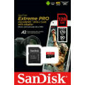 New Original Sandisk Extreme Pro 128GB SD Card  4KUHD  Speed - 170MBs  U3  A2  V30