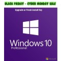 **Black Friday Special**Microsoft Windows 10 Professional 1Pc ~ Upgrade or Fresh install !