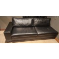 ROCHESTER - PRESLEY - GENUINE LEATHER LOUNGE SUITE WITH DAY BED