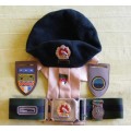 2 SAI Collection, Belt, Beret and flashes with 10 year service medal!!