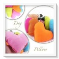 EVER SO CUTE PETS FLEECY STUFFED HEART PILLOW/ TOY -WHAT EVERY PUPPY/DOGGY NEEDS