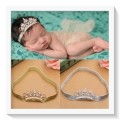 .ADORABLE BIRTHDAY PARTY GOLD BAND PRINCESS CROWN HEAD/HAIRBAND BABY/TODDLER ACCESSORY