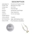 Leaf Ethiopian Fire Opal Solid.925 Sterling Silver Earrings