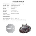 Natural Russian Eudialyte Gemstone .925 Silver Pendant