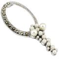 Natural White Pearl Solid .925 Sterling Silver Pendant