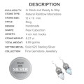 8.27 cts Natural Rainbow Moonstone Gemstone Solid .925 Sterling Silver Earrings