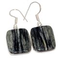 Natural Striped Outback Jasper Gemstone .925 Sterling Silver Earrings