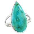 Stunning Natural Sleeping Beauty Turquoise, Gemstone Solid .925 Silver Ring Size 8.5 or Q1/2