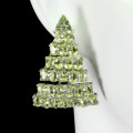 Deluxe  68 Natural Unheated Peridot and Chrome Diopside Gemstone Solid .925 Sterling Silver Earrings