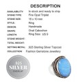 Fire Opal Triplet .925  Sterling Silver Ring US 9 or R1/2