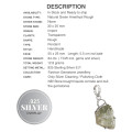 Handmade Natural Rough Green Amethyst Gemstone 925 Sterling Silver Pendant