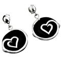 Natural  Black Onyx Gemstone  Solid .925 Sterling Silver Earrings