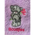 Lilac and pink tatty teddy Face cloth set