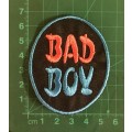 BDG766 Bad boy round badge patch
