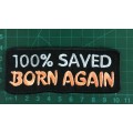 BDG777 100% saved badge patch