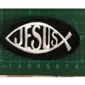 BDG129 Jesus fish  badge patch