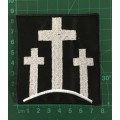 BDG786 Three crosses badge patch