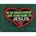 BDG784 Organ donor badge patch