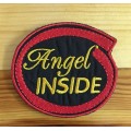 BDG783 Angel inside badge patch