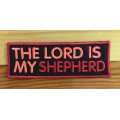 BDG776 The Lord is my Shepherd badge patch