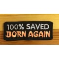BDG777 100% saved badge patch
