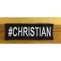 BDG788 #Christian badge patch