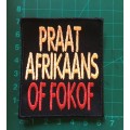 BDG217 Afrikaans 23 Praat Afrikaans badge patch