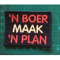 BDG223 Afrikaans 29 Boer maak `n plan badge patch