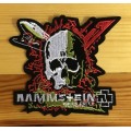 BDG886 Rammstein with skull badge patch