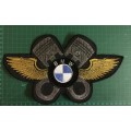 BDG943 BMW with wings and pistons badge patch