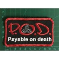 BDG971 ROCK POD patch badge