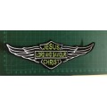 BDG789 Christian wings badge patch 20cm x 6xm NEW COLOUR