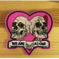 SALE!!! We are as one skulls badge patch