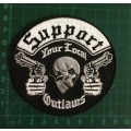 SALE!!!  BDG1138 Support Outlaws badge patch