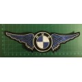 BDG1170 Blue BMW wings badge patch 19.5cm