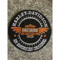 BDG1178 LARGE H D with wings  badge patch 20CM Diameter
