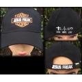 Printed black cap with motorcycle design - Christian design 1