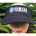 Black Ladies visor cap with motorcycle design Yamaha