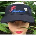 Black Ladies visor cap with motorcycle design Suzuki Hayabusa
