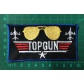 Top gun badge patch sunglasses