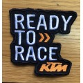 KTM Read to race patch badge