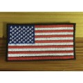 BDG Biker United States of America flag badge patch